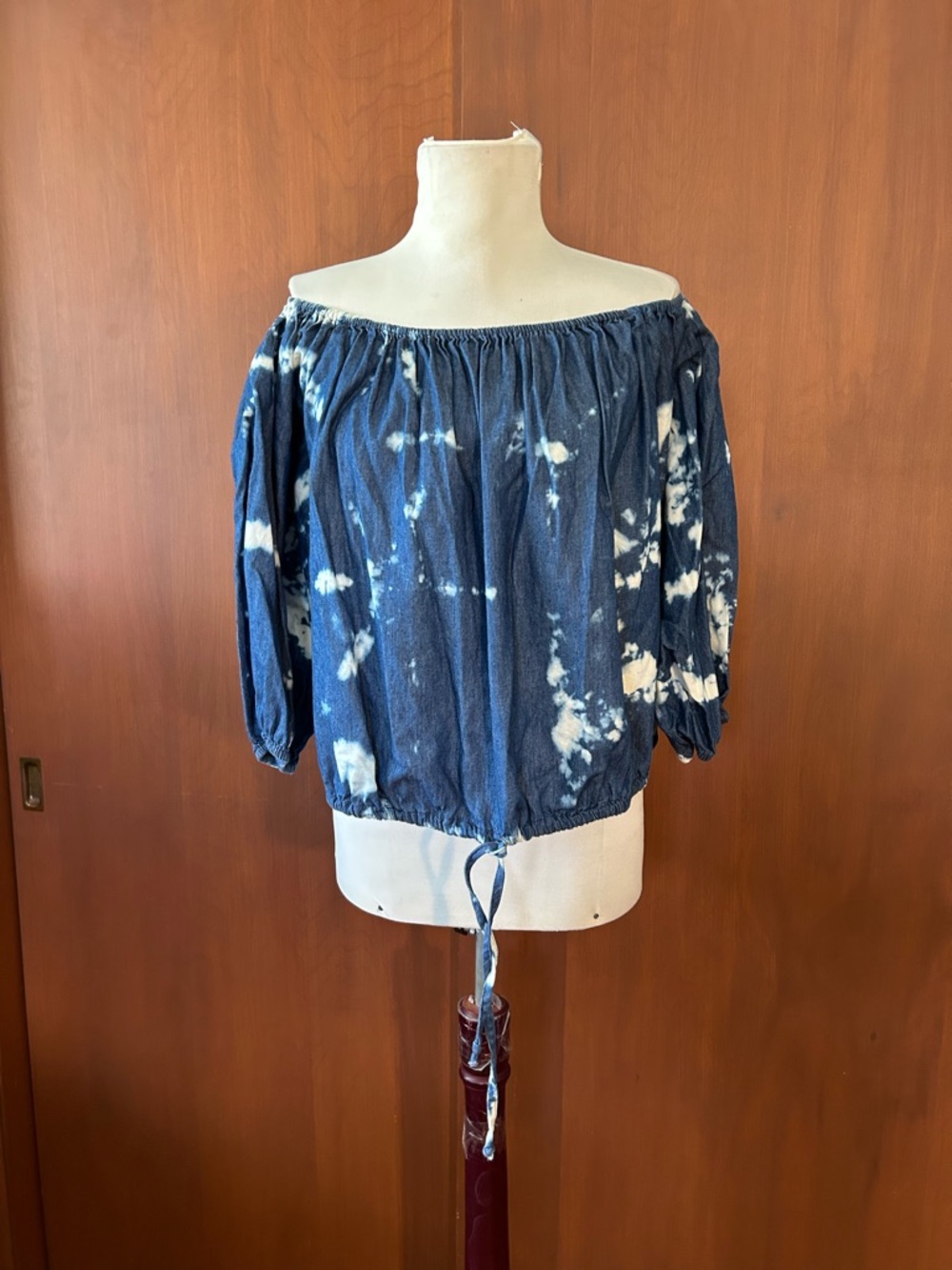 Farrow bleached denim shirt
